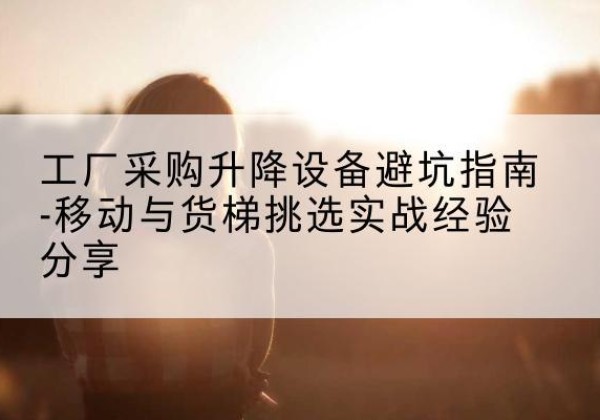 鄂伦春移动式升降机怎么选-工厂采购升降设备避坑指南-移动与货梯挑选实战经验分享